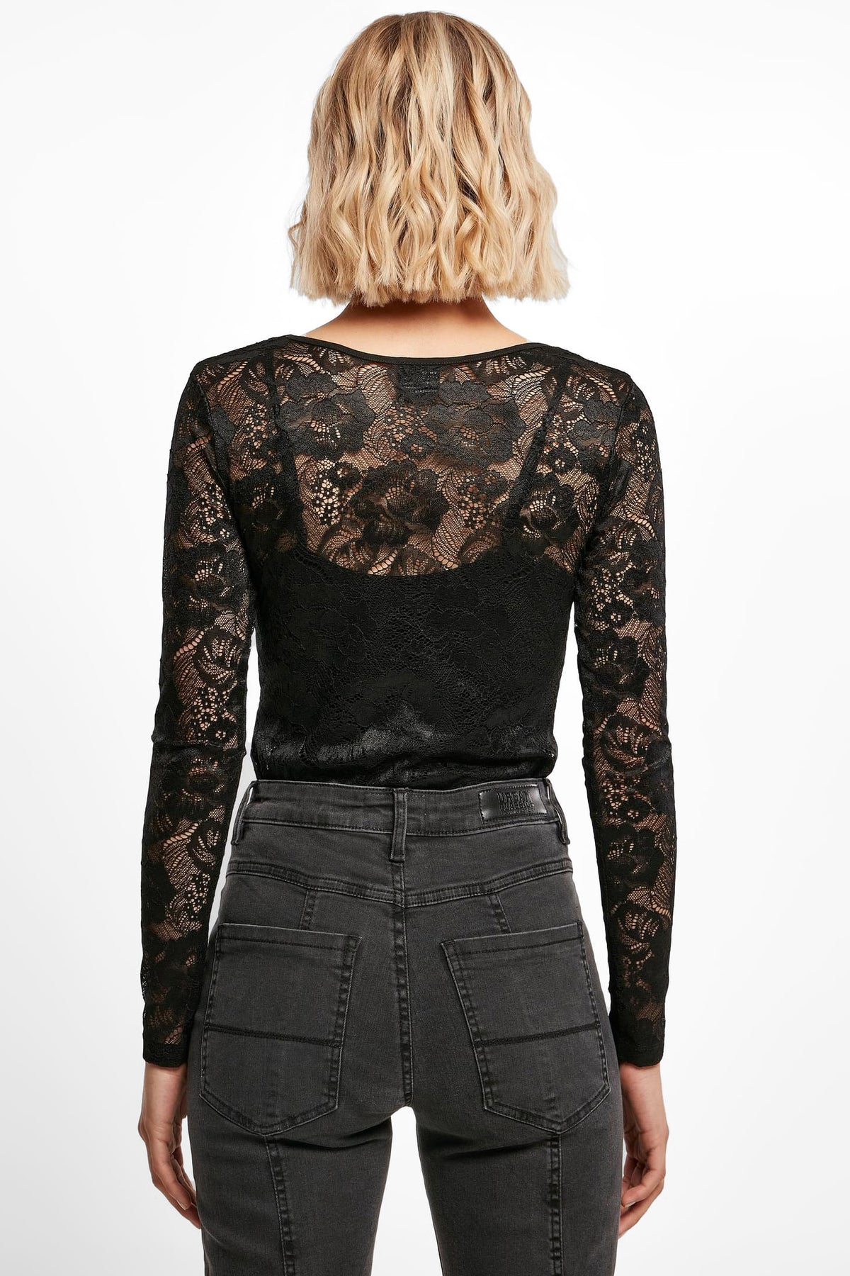 Body in pizzo - Black
