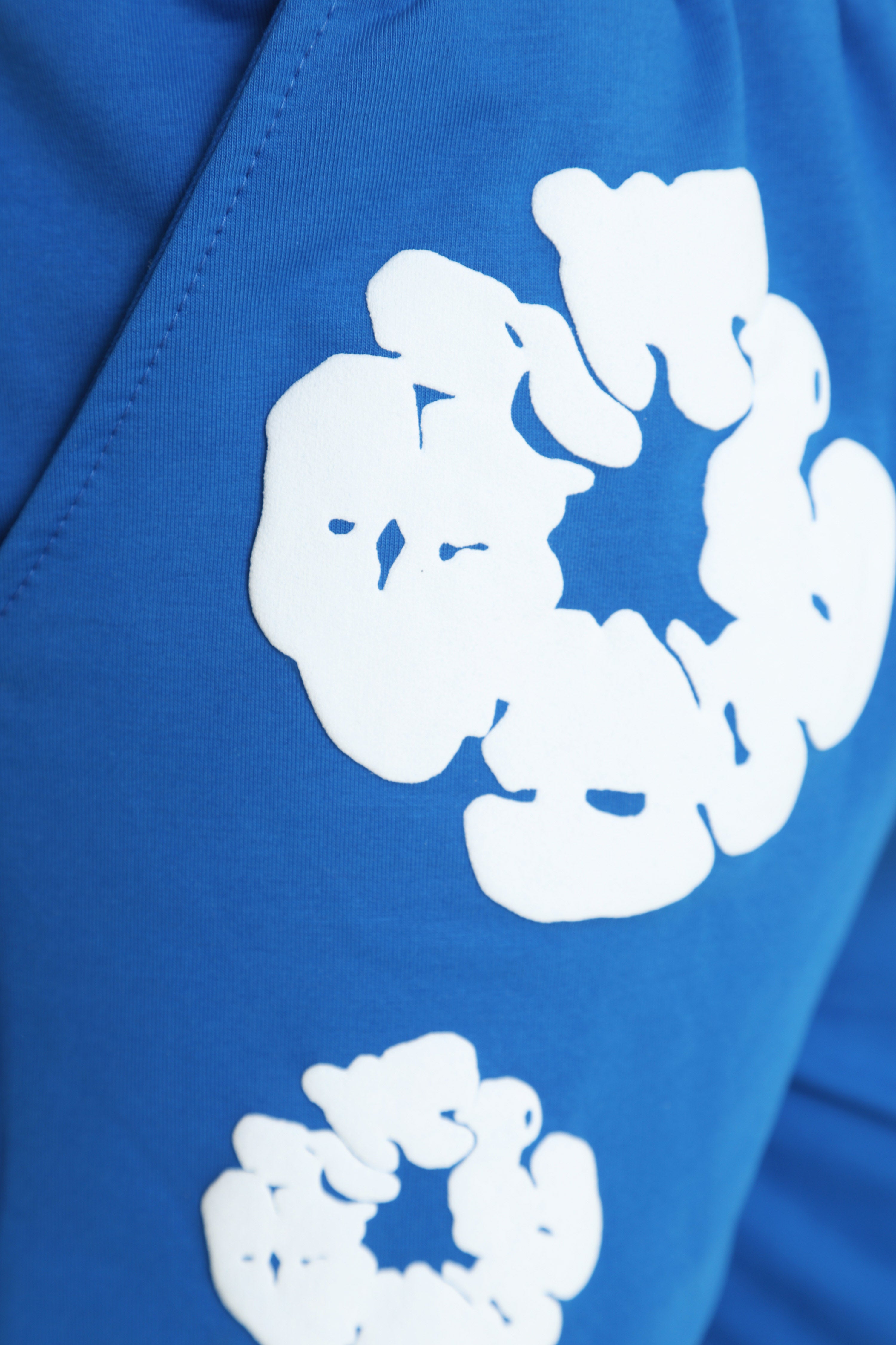 Short en sweat - Royal + White