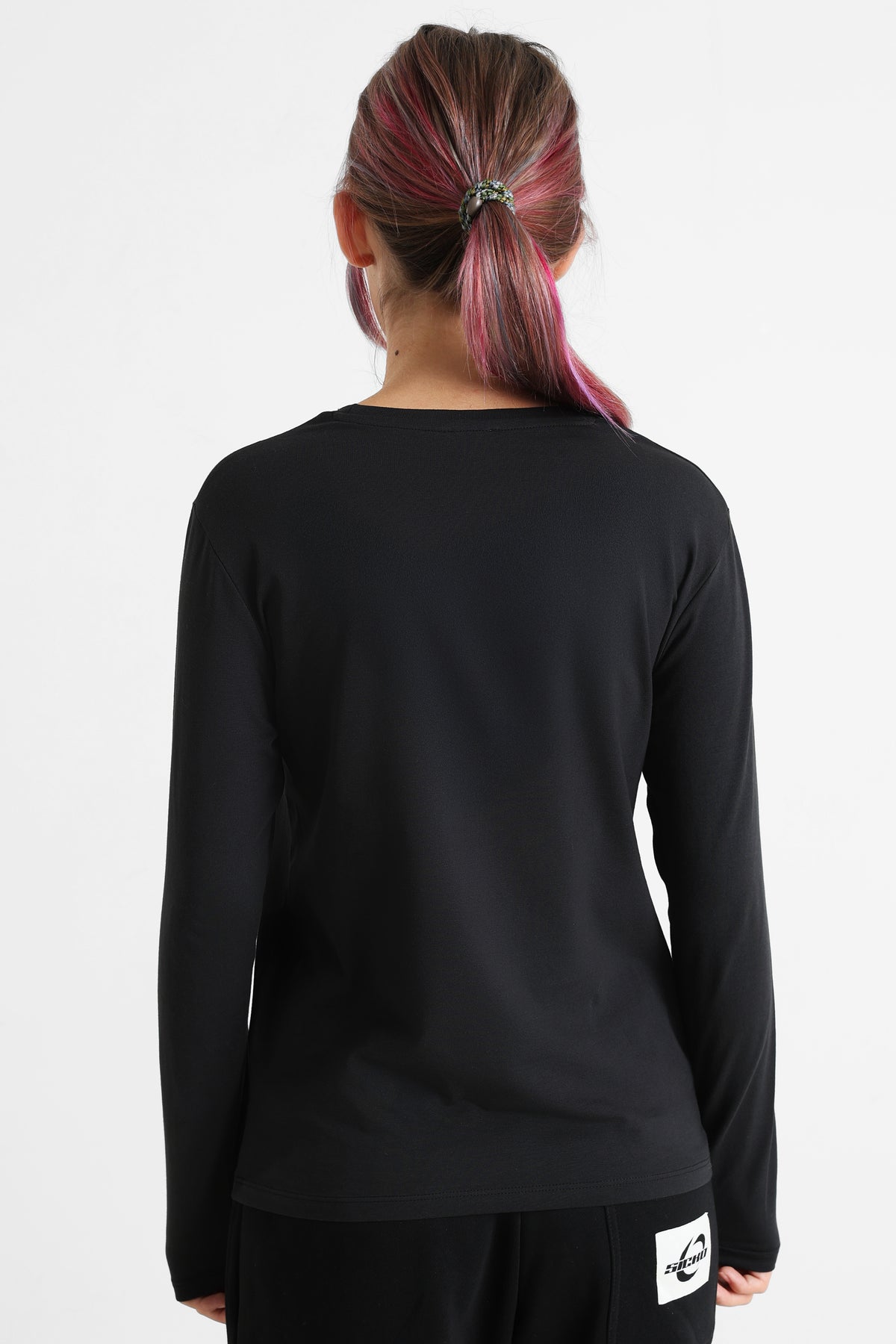 Blue shirt manches longues - Black