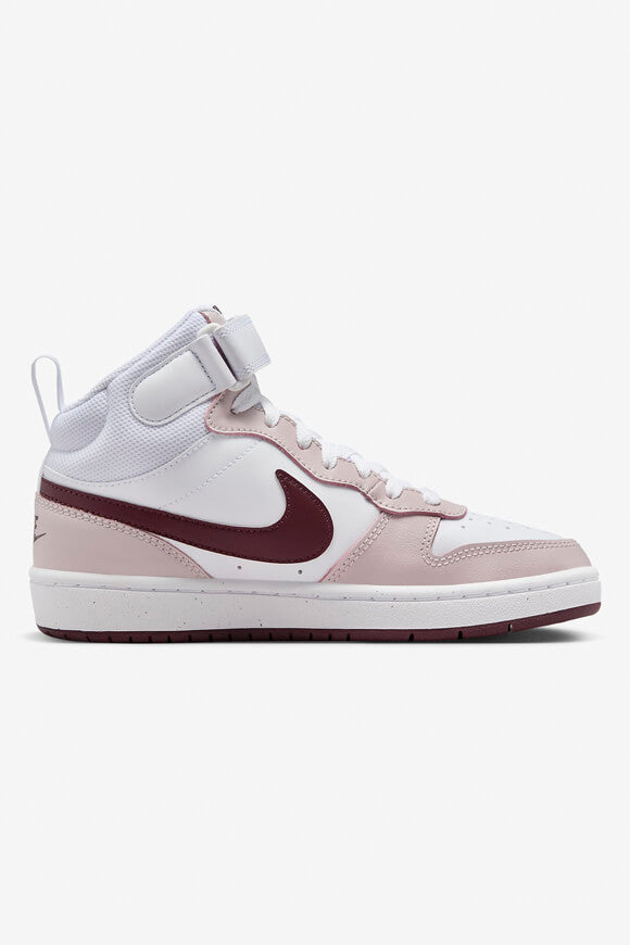 Sneaker Court Borough 2 - Bianco + Platinum Violet + Burgundy Crush