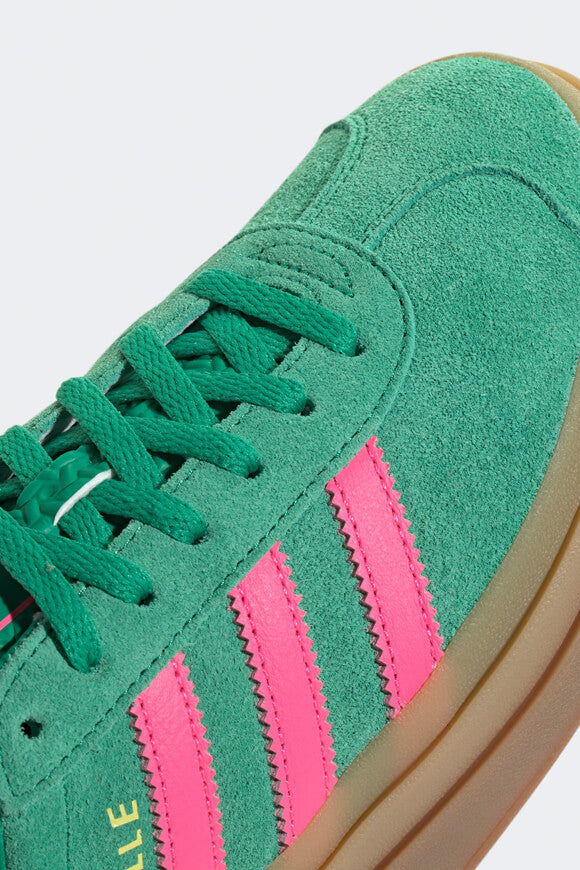 Gazelle Bold Platform Sneaker - Court Green + Lucid Pink + Pure Sulfur
