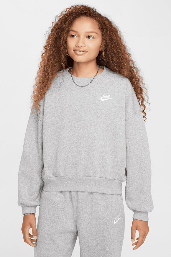 Sportswear Club Fleece Oversize Sweatshirt - Grey Heather