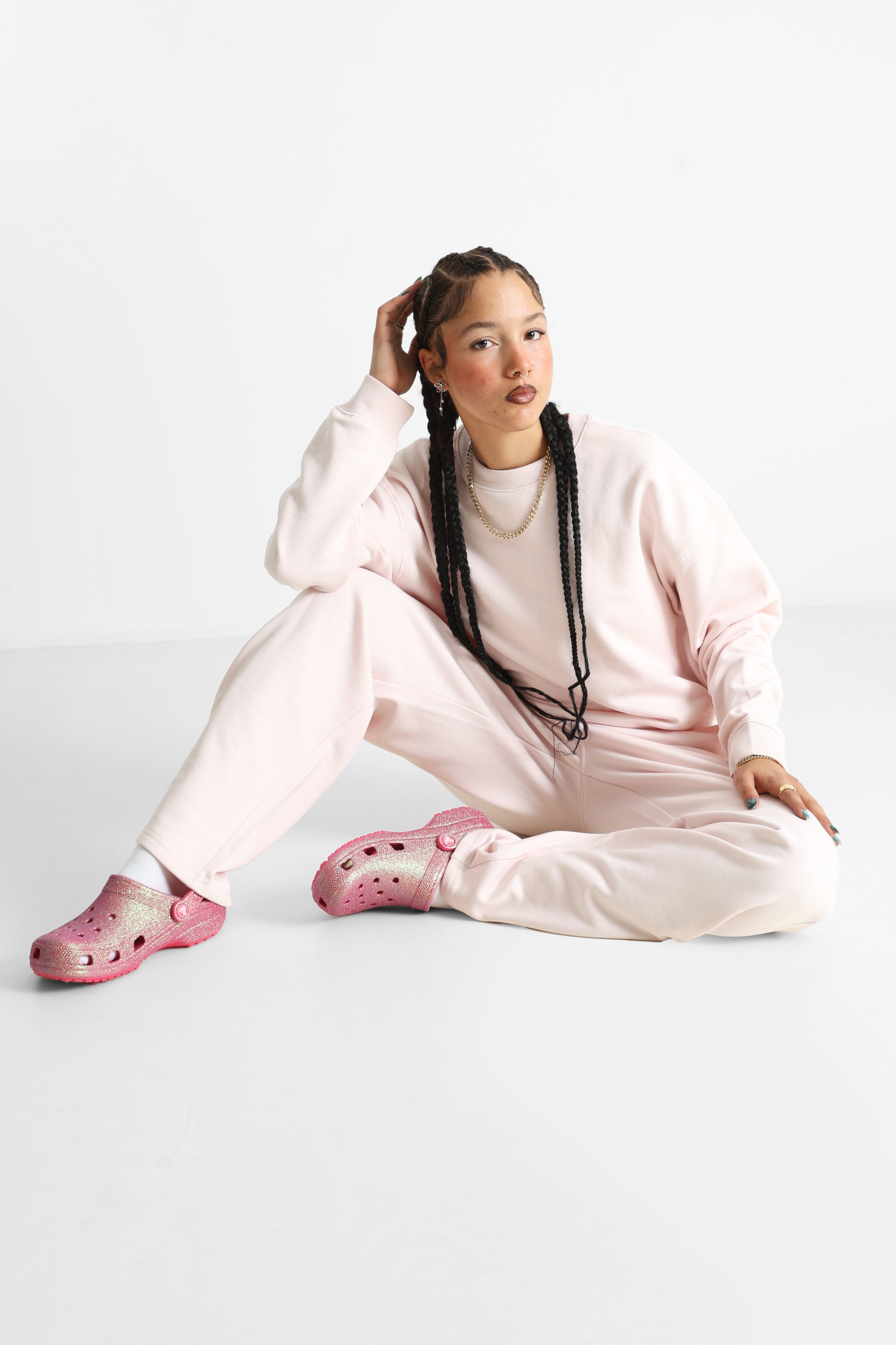 Oversized sweatshirt - Light Pink