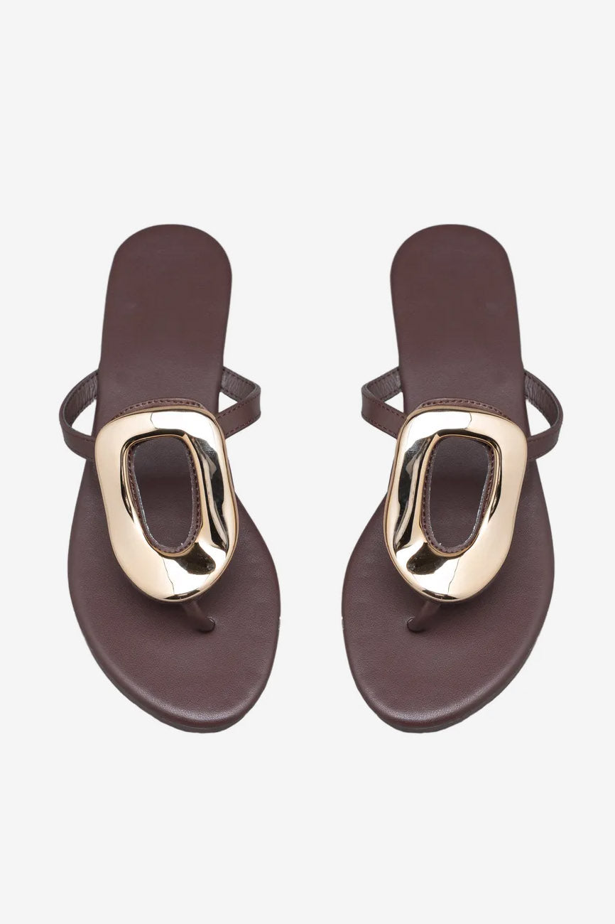 Flip Flops - Dark Brown