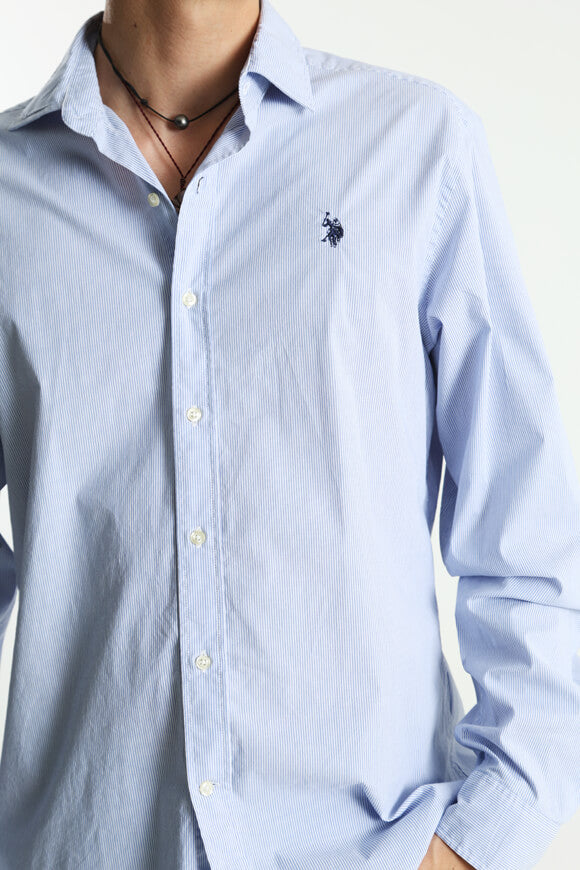 Zed shirt - Light Blue + White