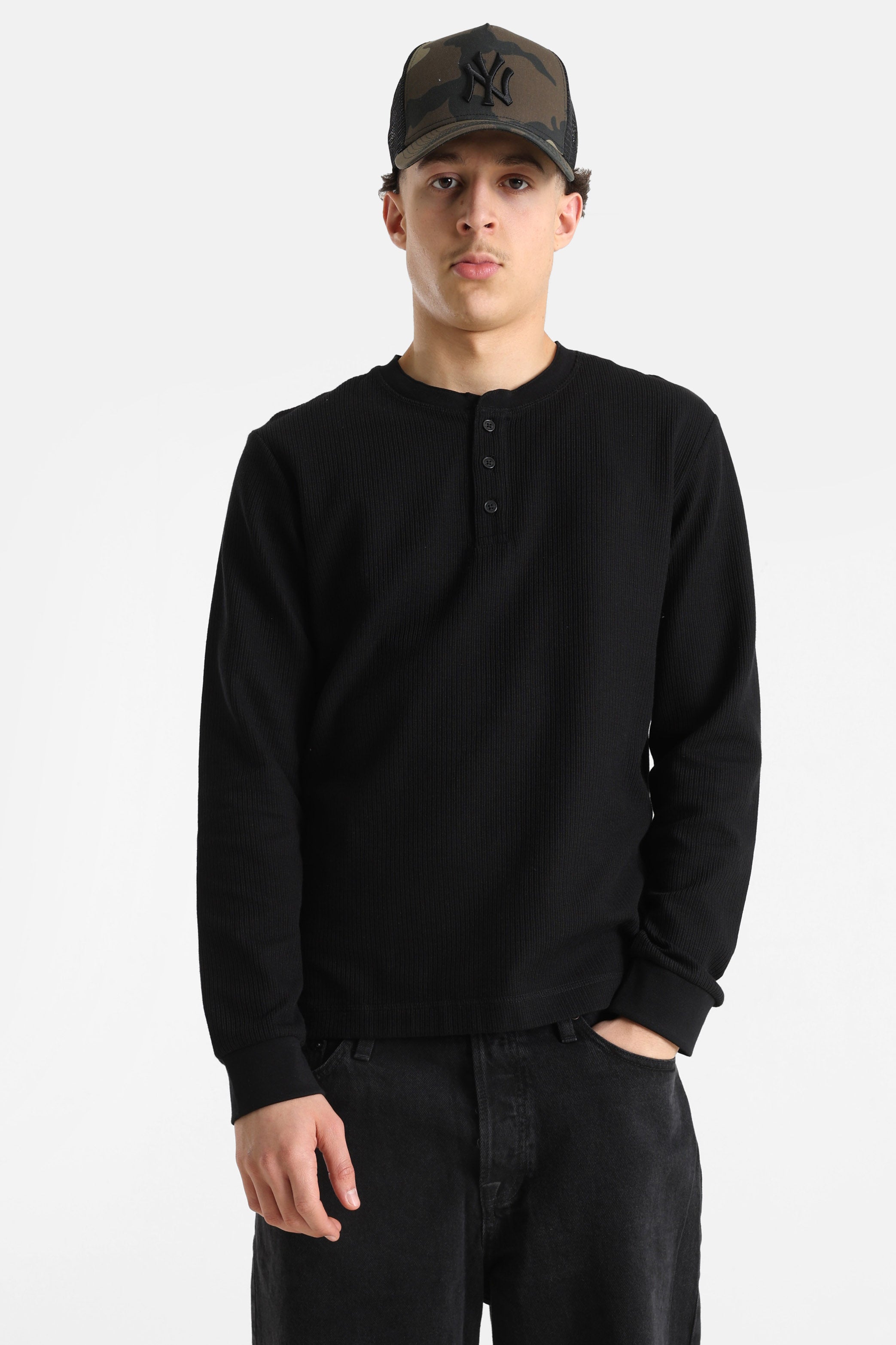 JORNIAGARA Langarmshirt - Black