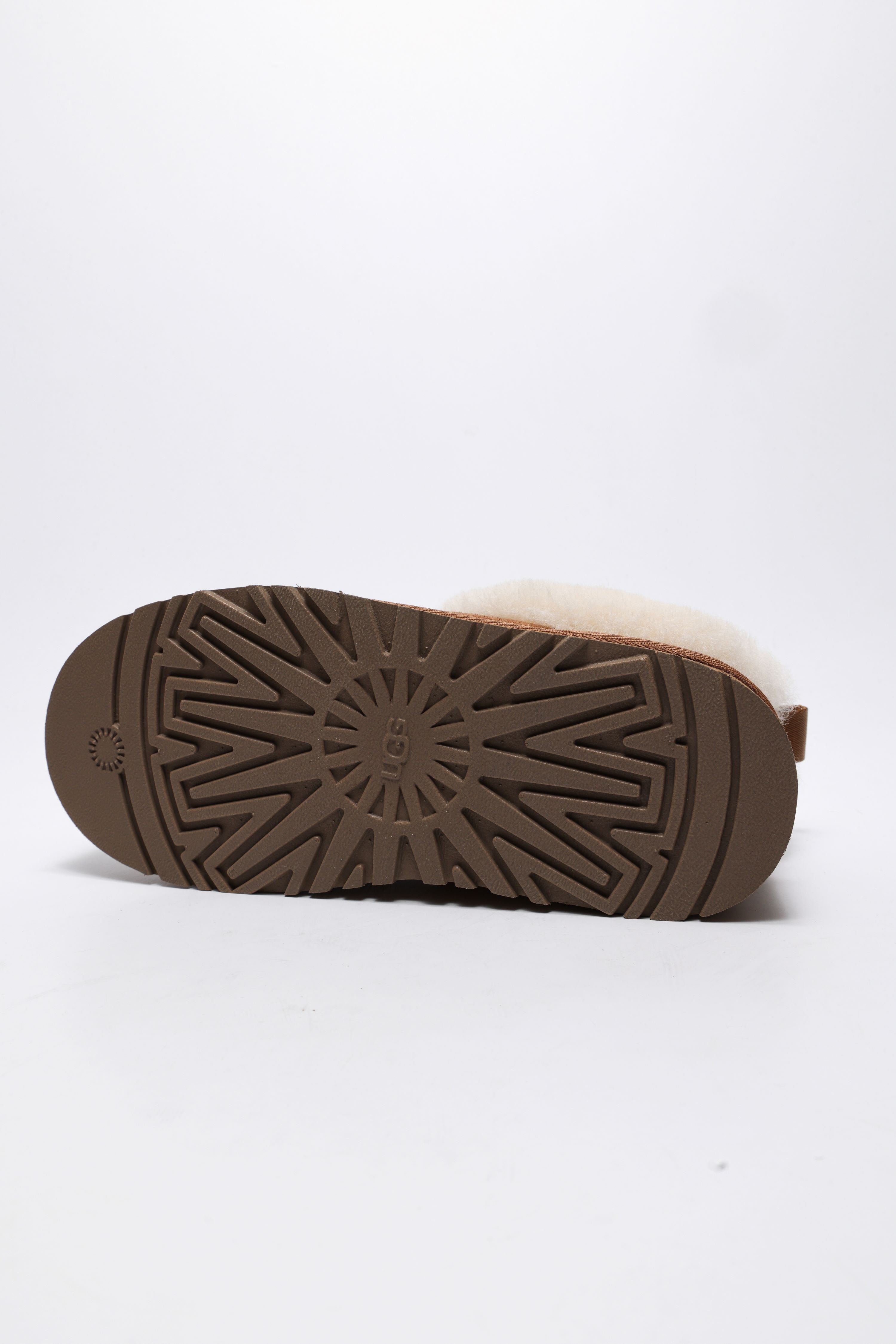 Tazzelle slippers plateau doublés - Chestnut