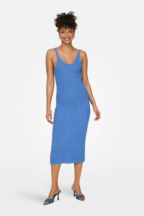 Robe de midi en tricot Sunny - Azure Blue