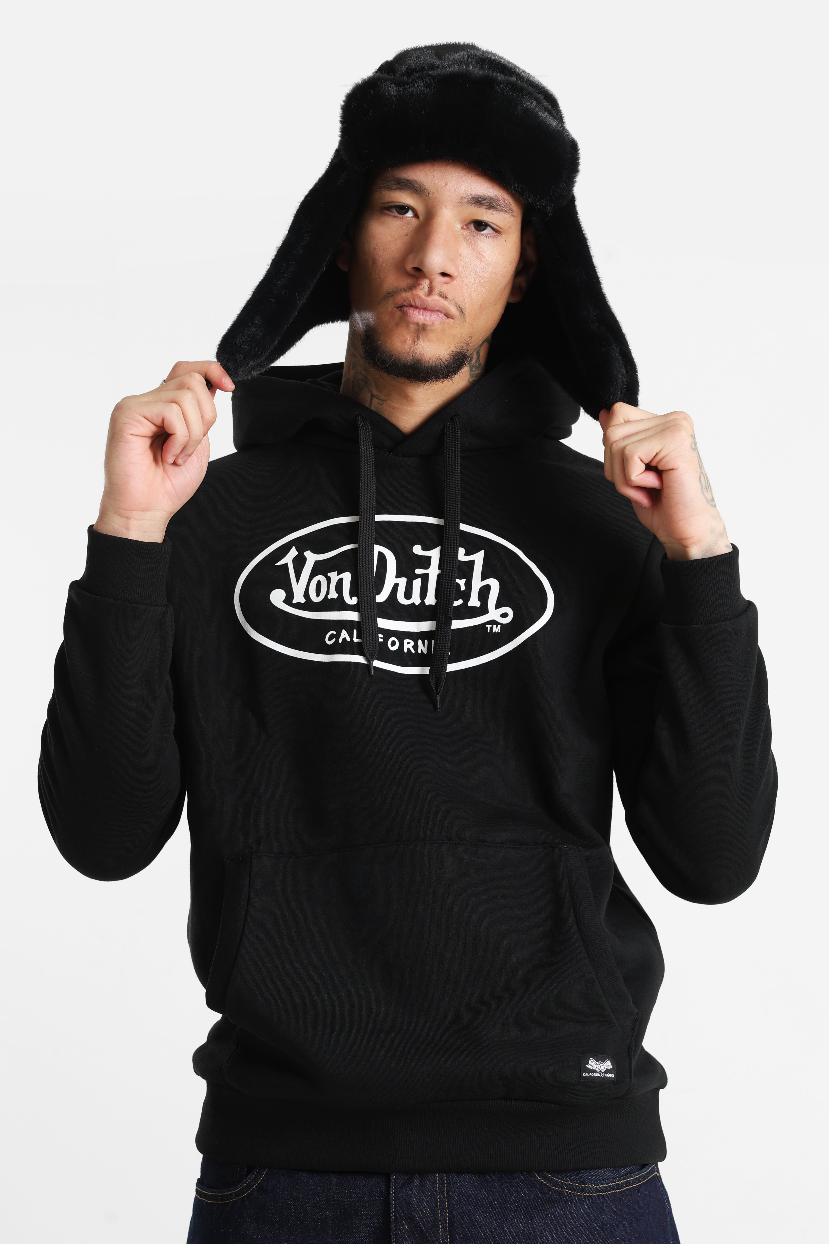 Kapuzensweatshirt - Black