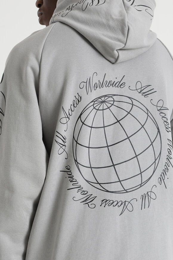 Kapuzensweatjacke - Grau