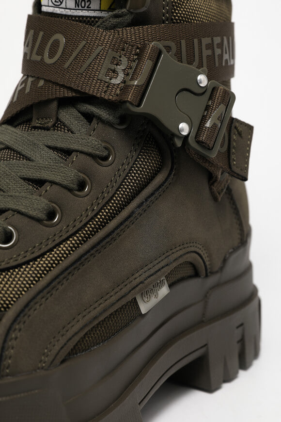 Aspha Com1 Plateau Winterstiefelette - Dunkel Olive