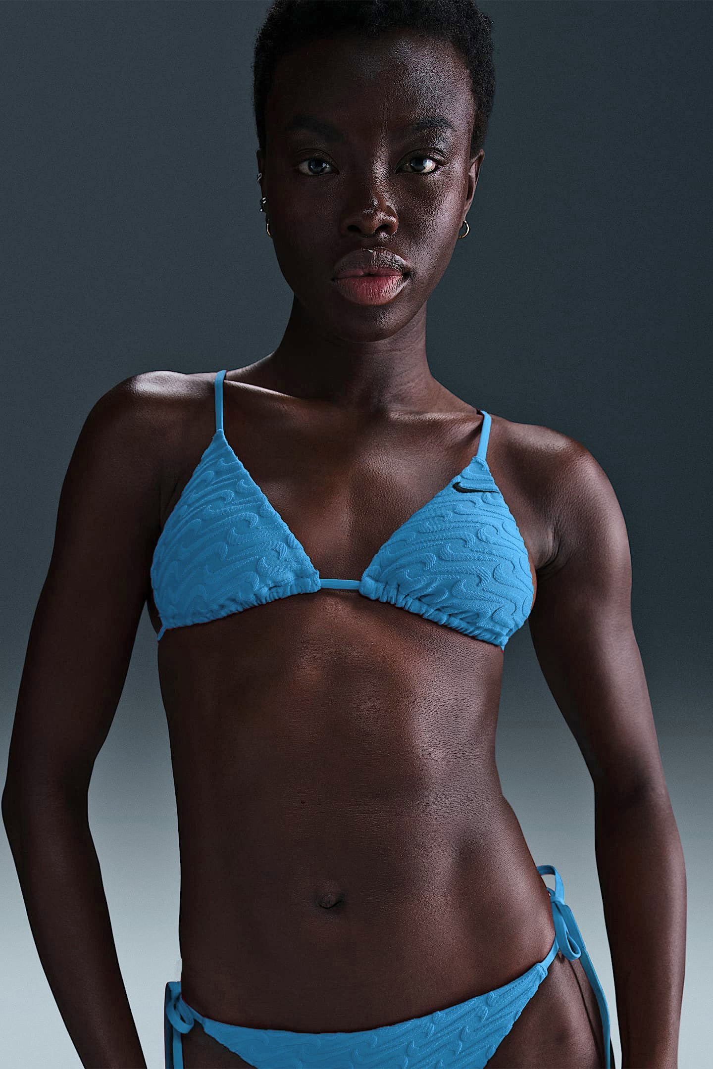 Triangle bikini top - University Blue