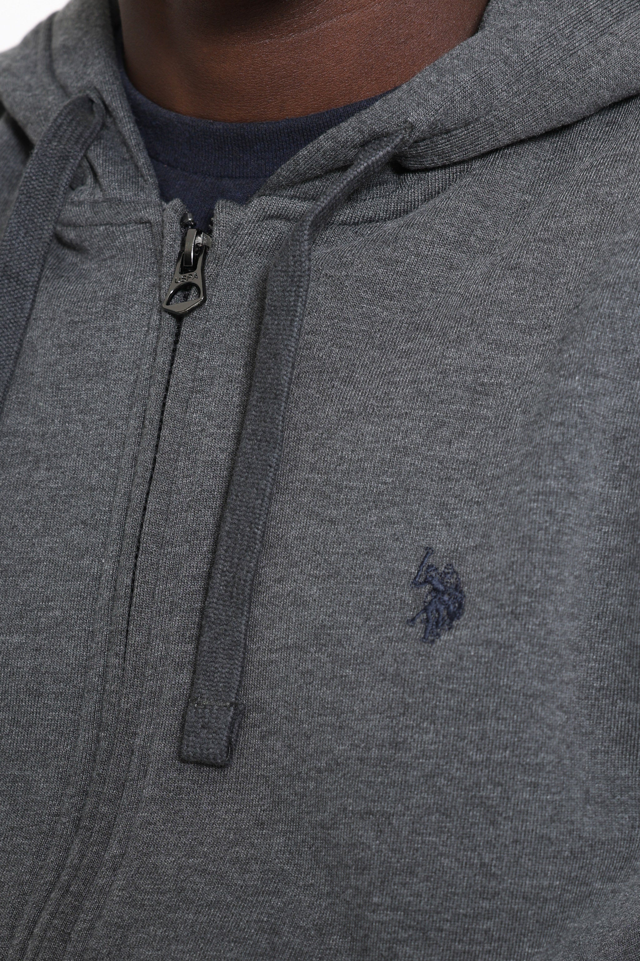 Luke Kapuzensweatjacke - Dark Grey Heather