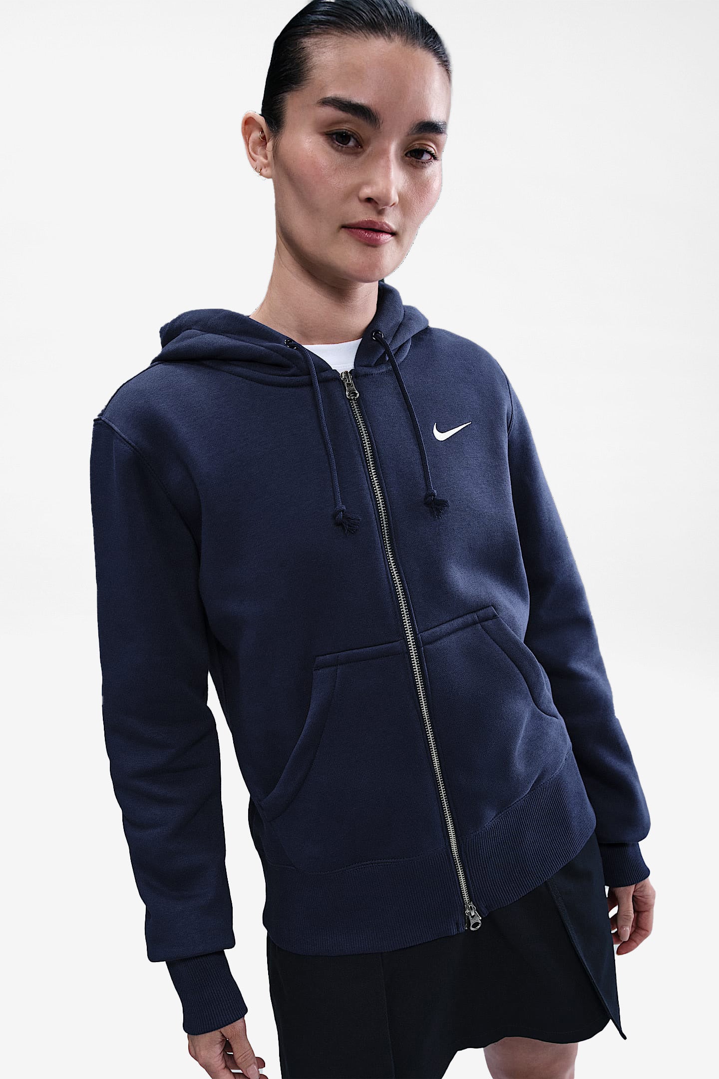 Felpa con cappuccio Phoenix Fleece con zip - Midnight Navy