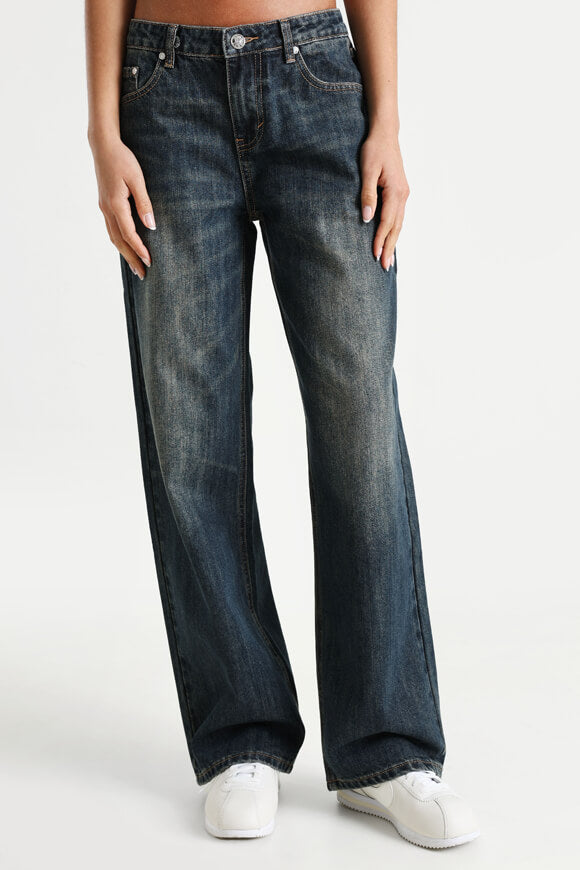 Straight Fit Jeans - Dunkelblau