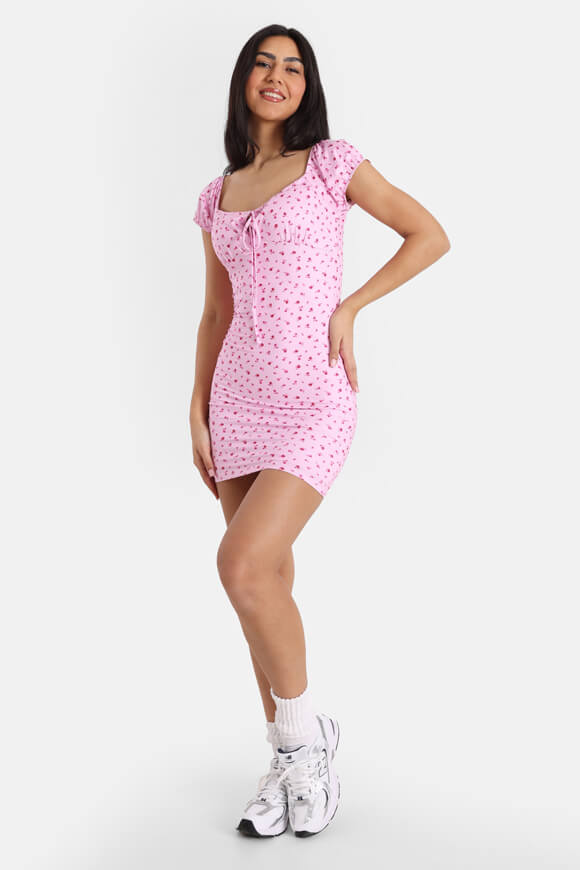 Off-shoulder mini dress - Pink