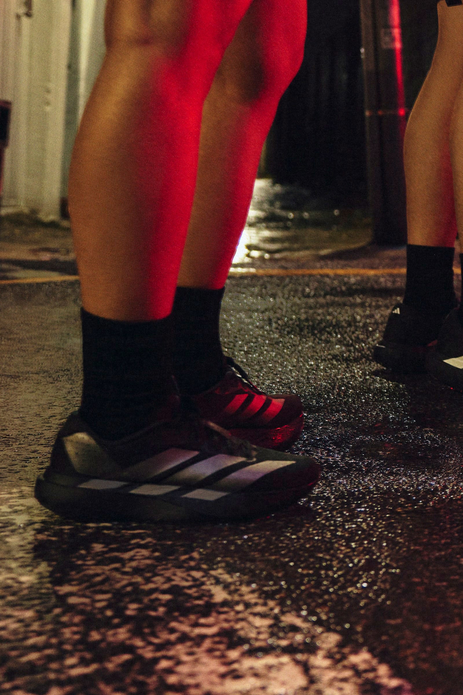 Adizero Evo SL chaussures de course - Core Black + Iron Metallic