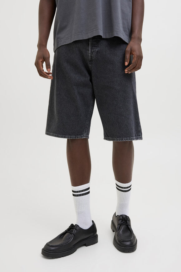 Iron bermuda en jean extra baggy fit - Black Denim