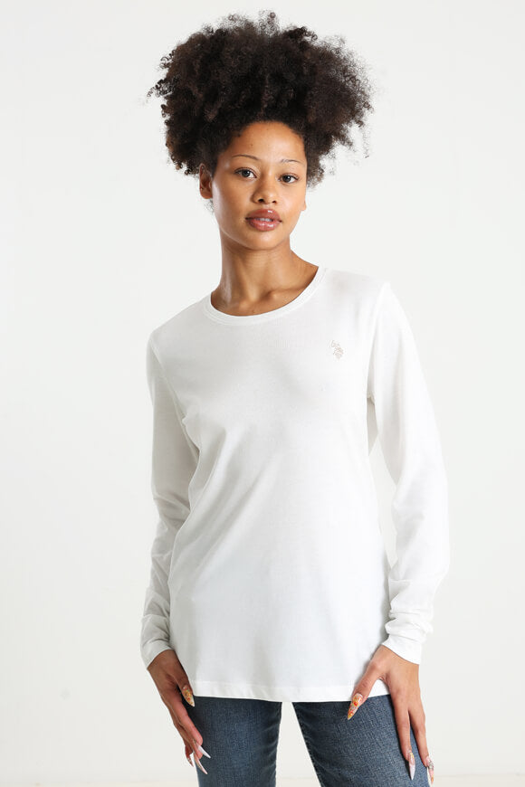Bess Langarmshirt - Offwhite