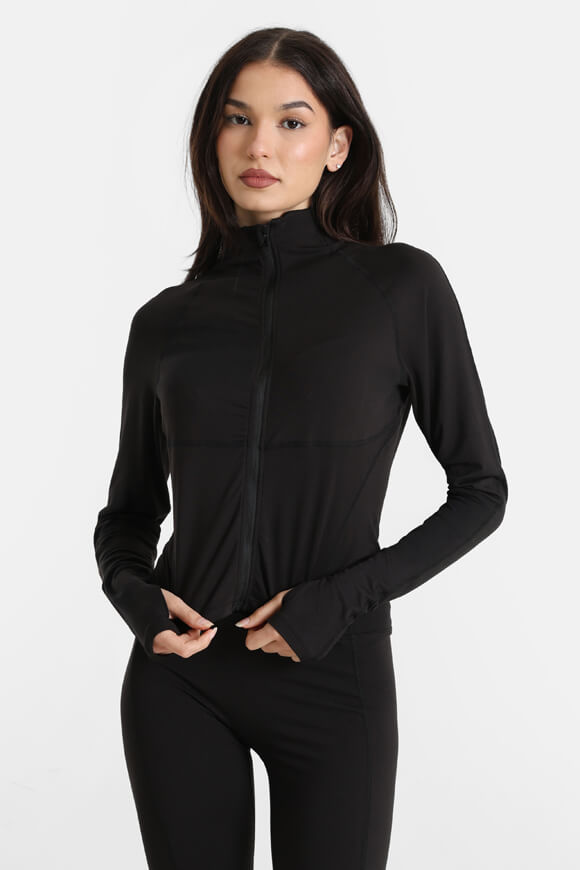 Crop training jacket - Black