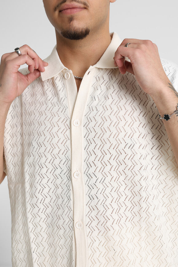 Tyler Strickhemd - Sea Salt