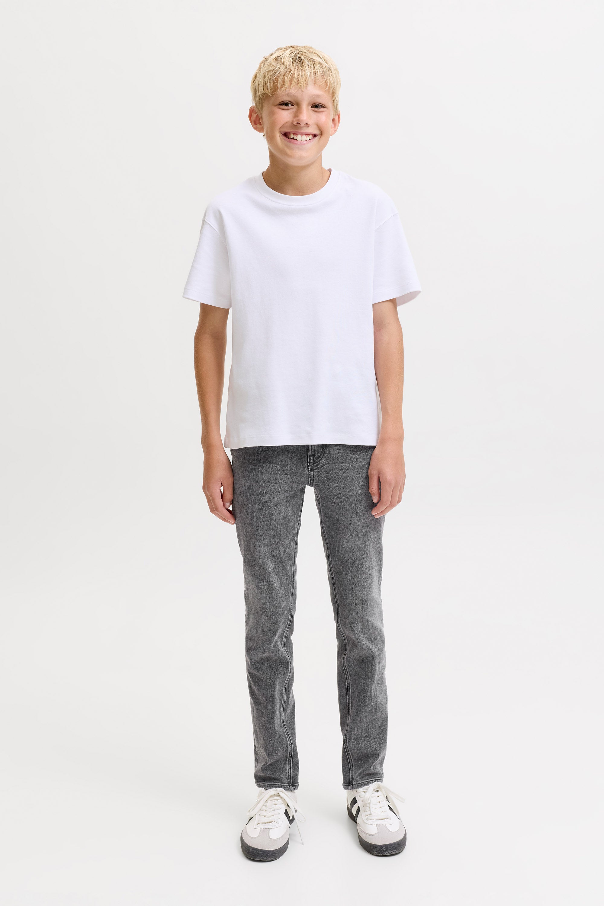 JJICLARK regular fit jeans - Black Denim