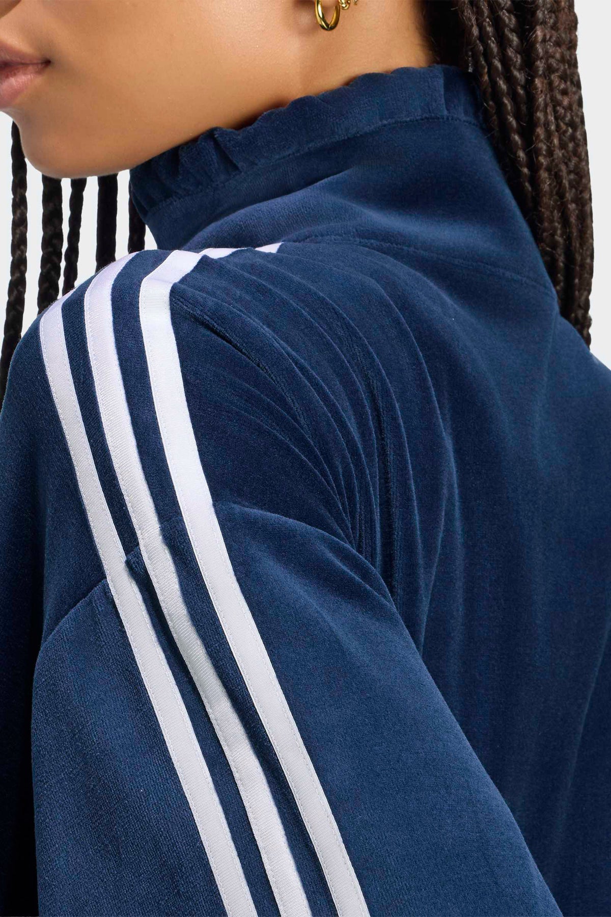 Samt Trainingsjacke - Collegiate Navy