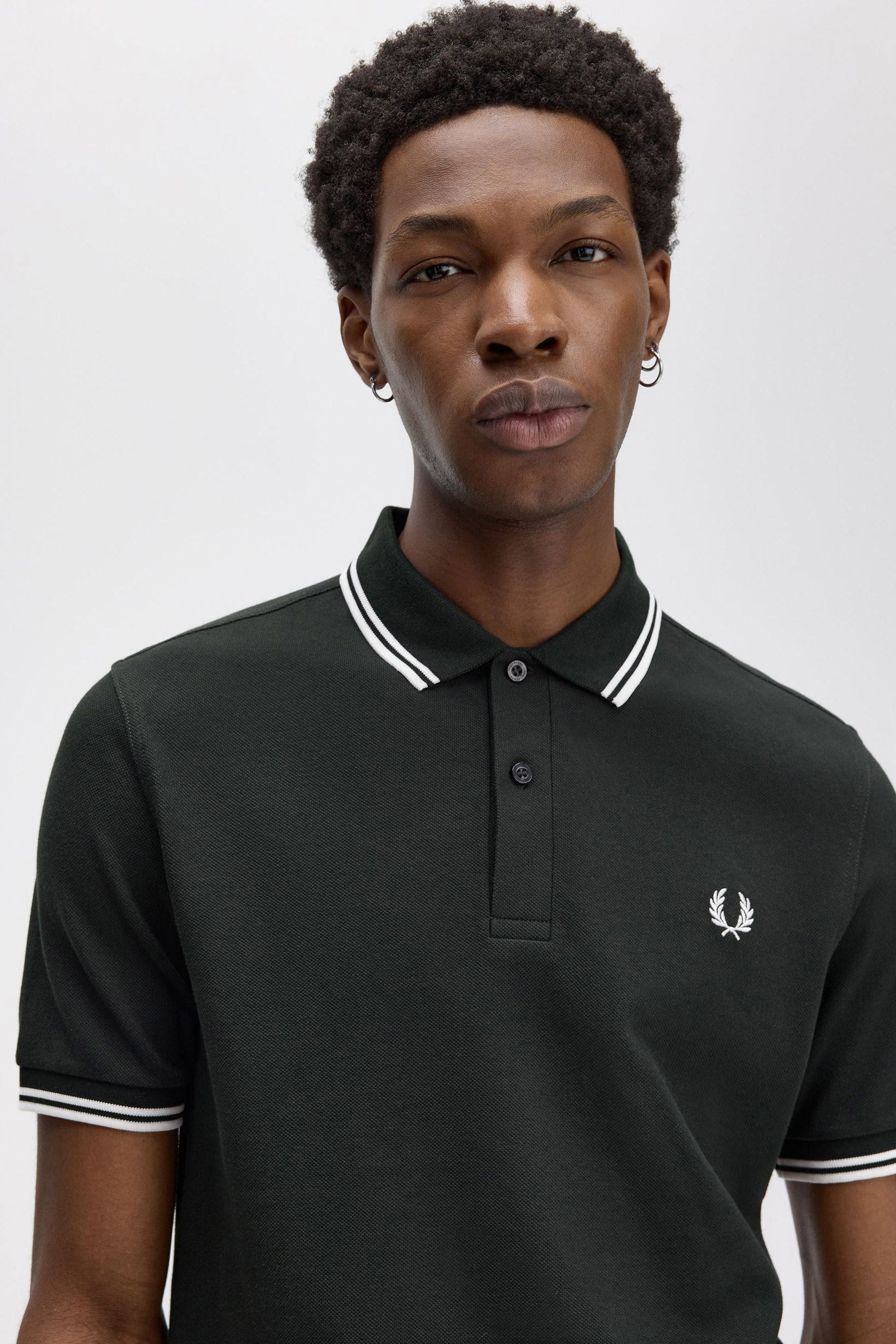 Twin Tipped polo - Night Green
