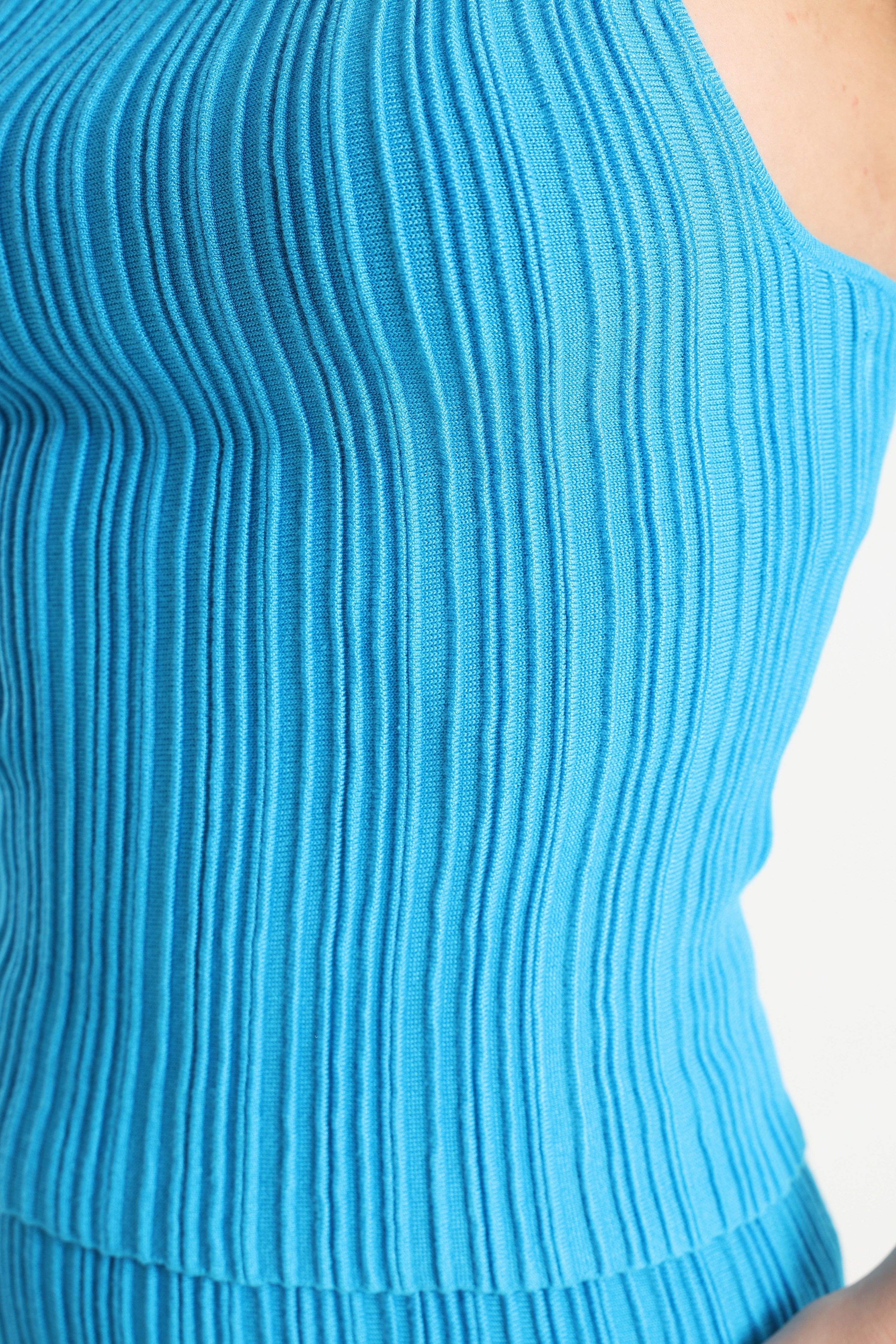 Crop Stricktop - Blau