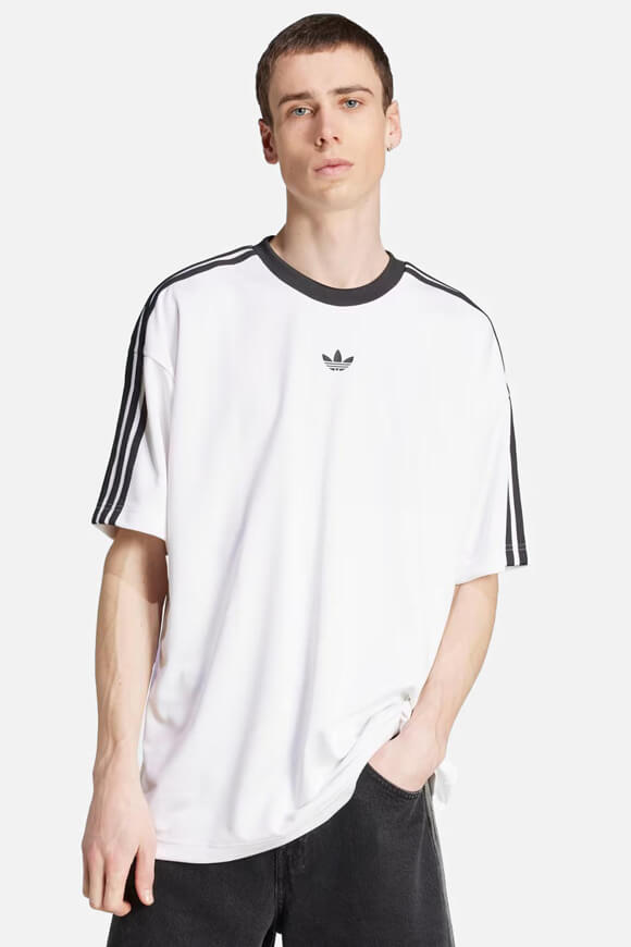 T-shirt en jersey jacquard - White + Black