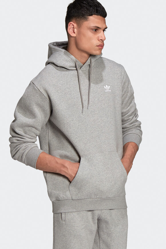 Kapuzensweatshirt - Grau meliert