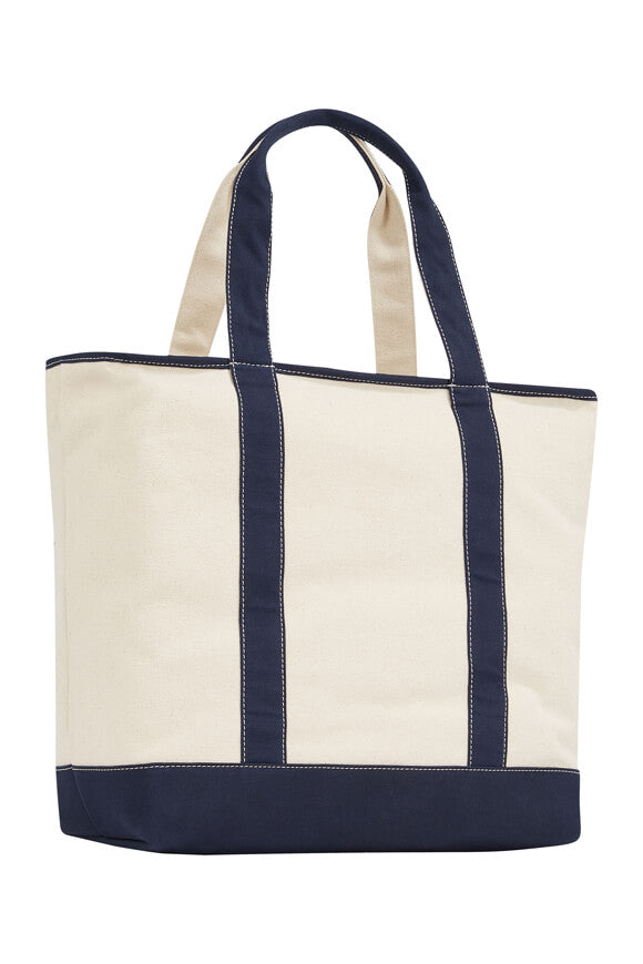 Borsa da spiaggia in tela estiva - Blu spaziale