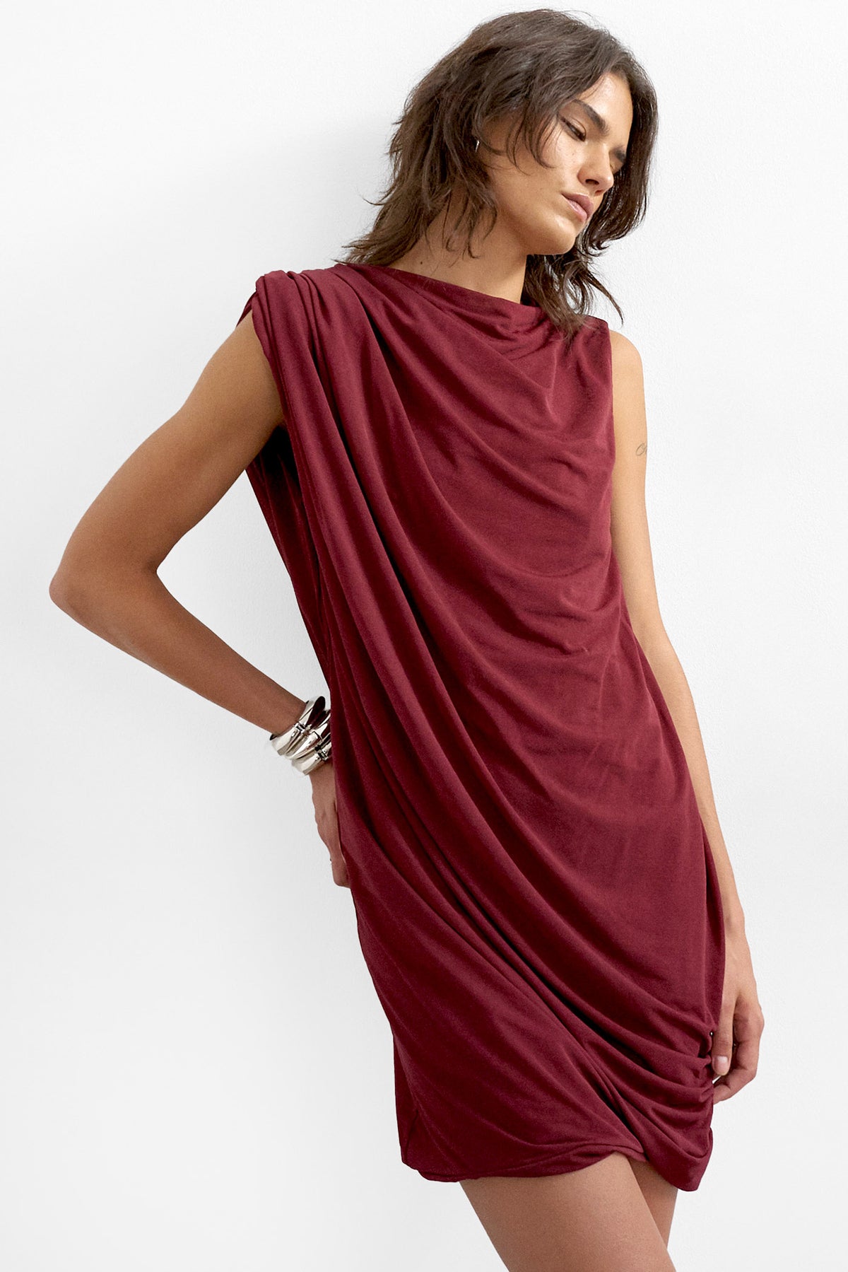 TSOLENA Minikleid - Burgundy