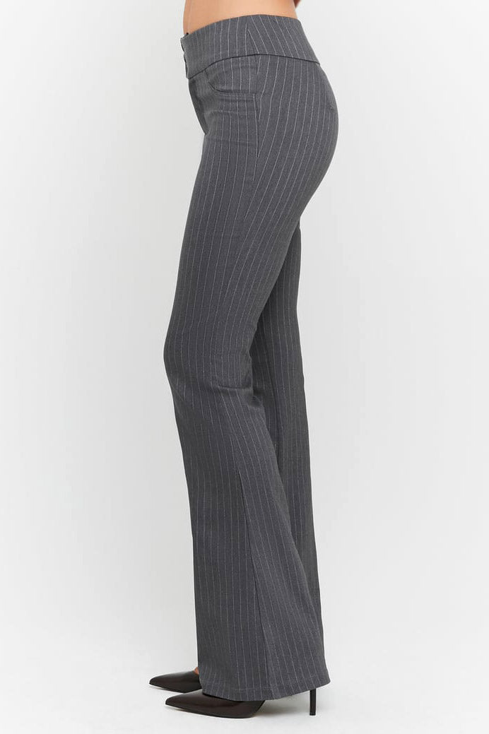 Flare-Hose - Dark Grey Heather