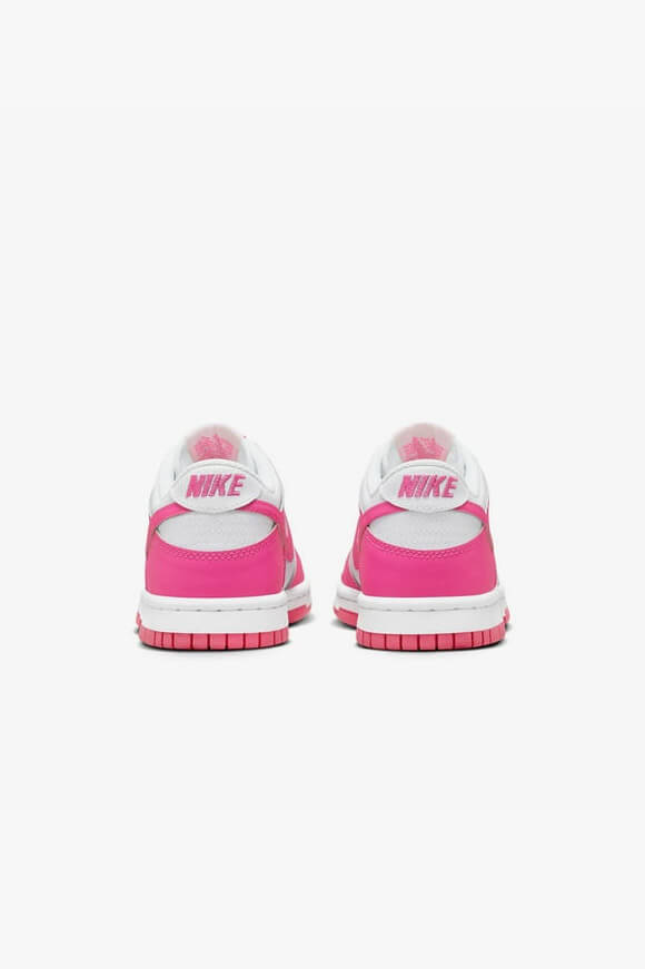 Dunk Sneaker - White + Laser Fuchsia