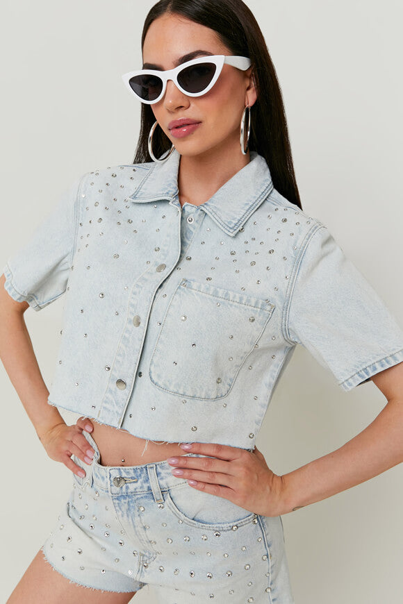 Camicia in denim - Denim blu chiaro