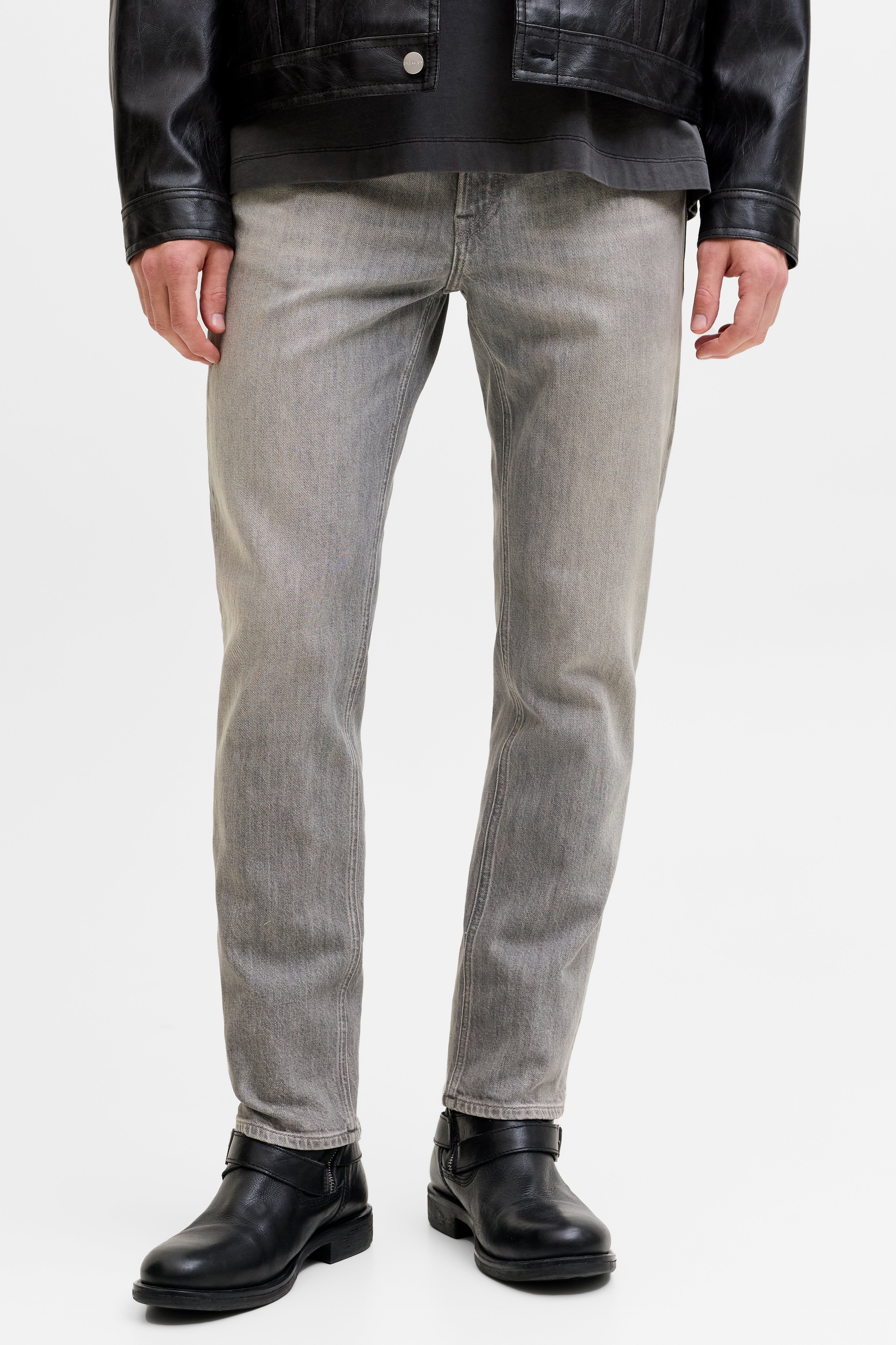 JJICLARK JJORGINAL Regular Fit Jeans L32 - Grey Denim