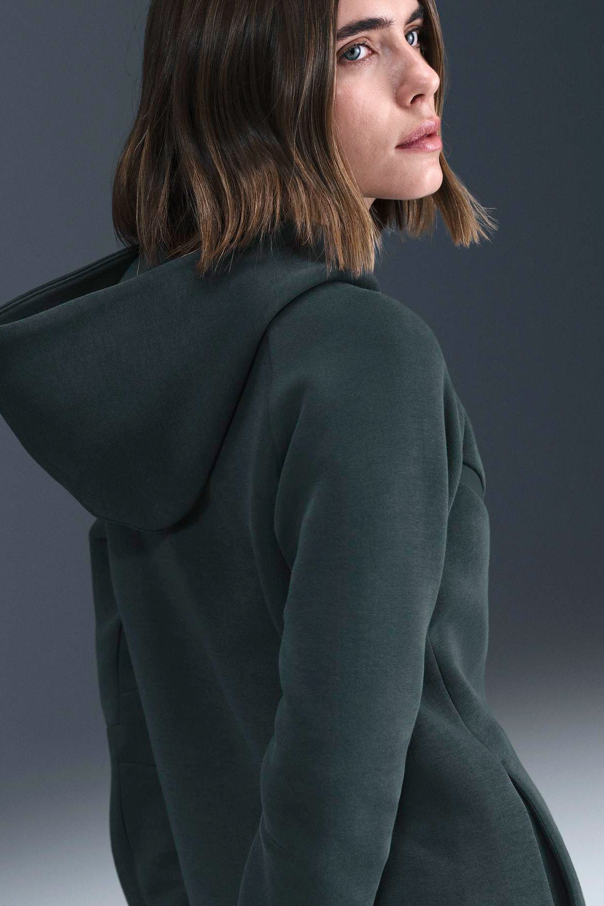 Sportswear Tech Fleece Kapuzensweatjacke - Seaweed