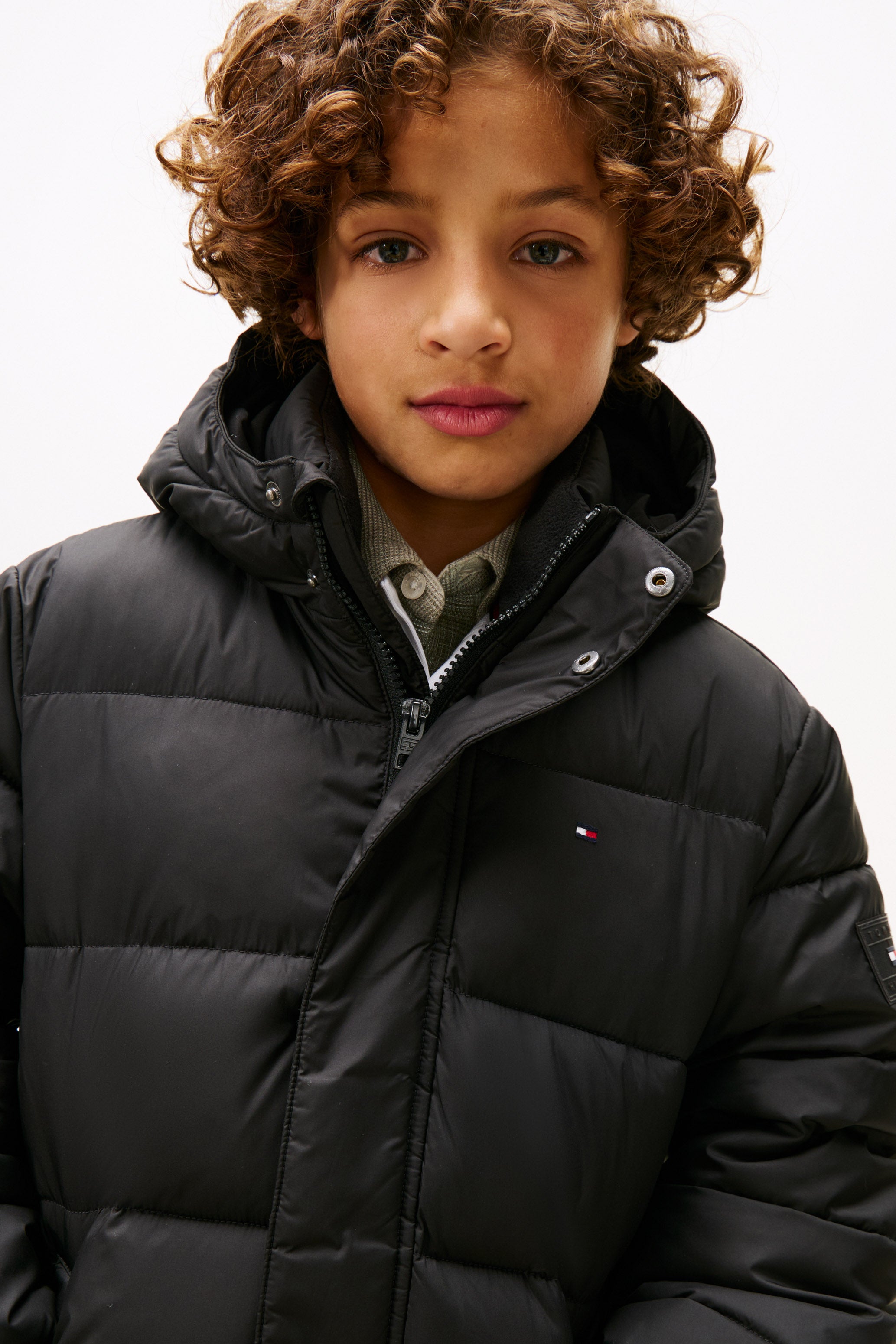 Parka con cappuccio - Nero