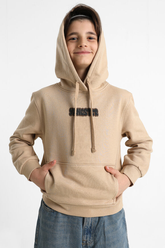 Kapuzensweatshirt - Beige