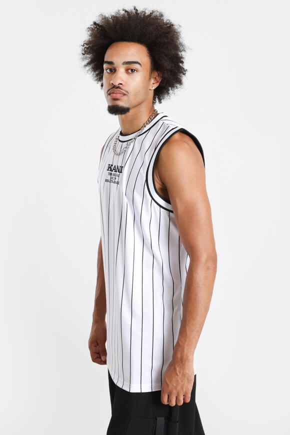 Mesh Tanktop - Blanc + Noir