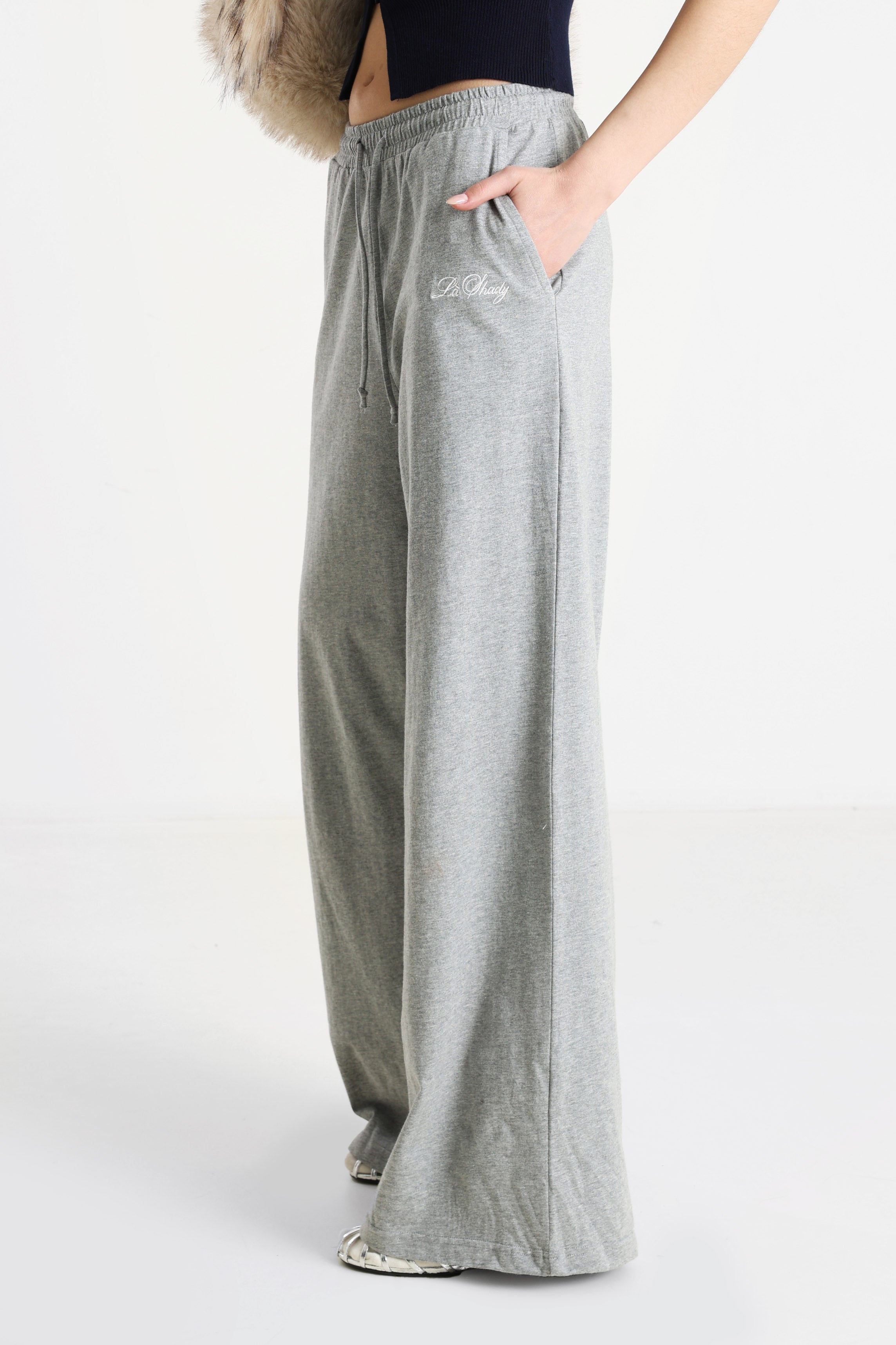 Sweathose - Grau meliert
