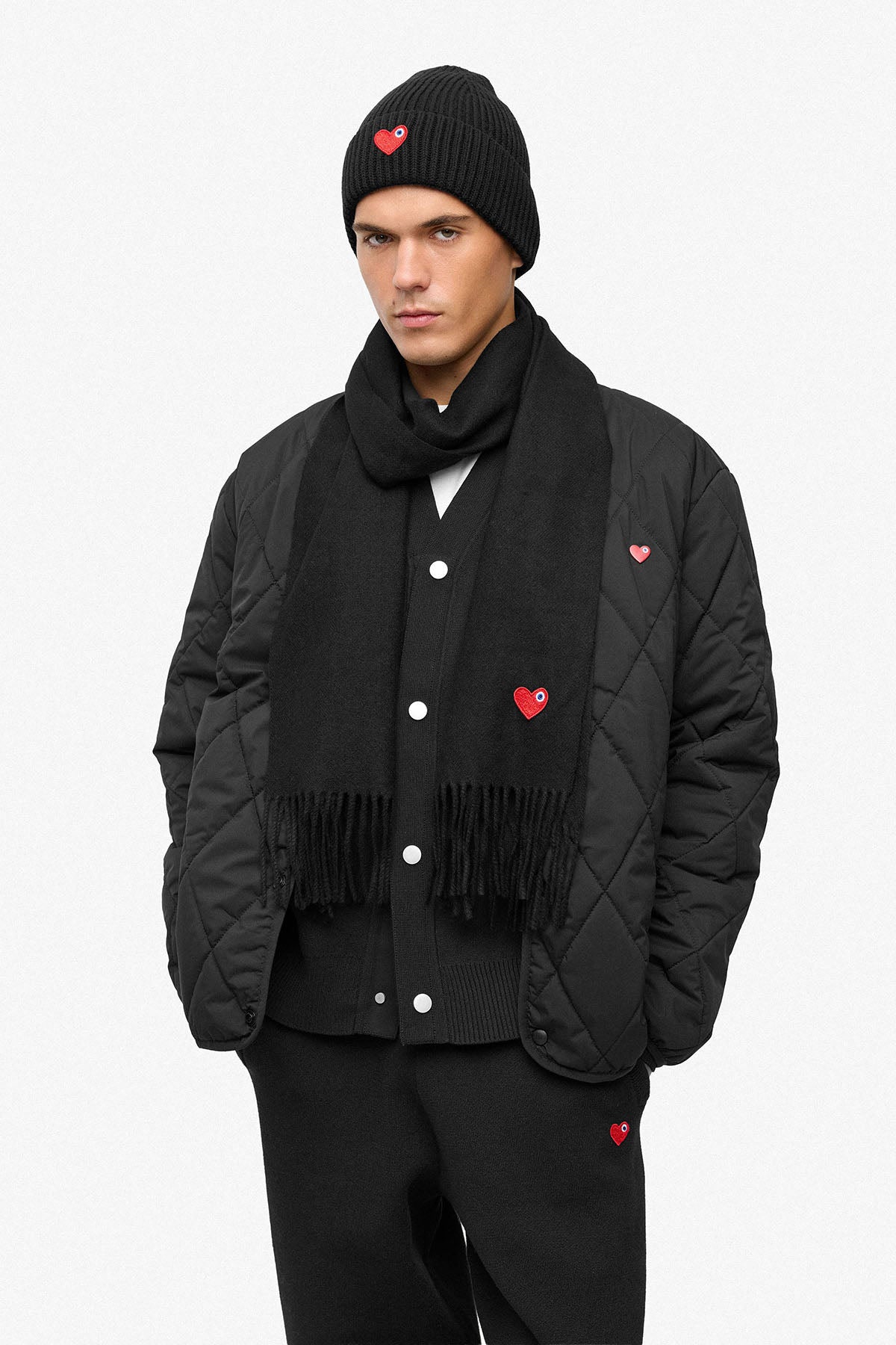 Lightweight quilted jacket - Black