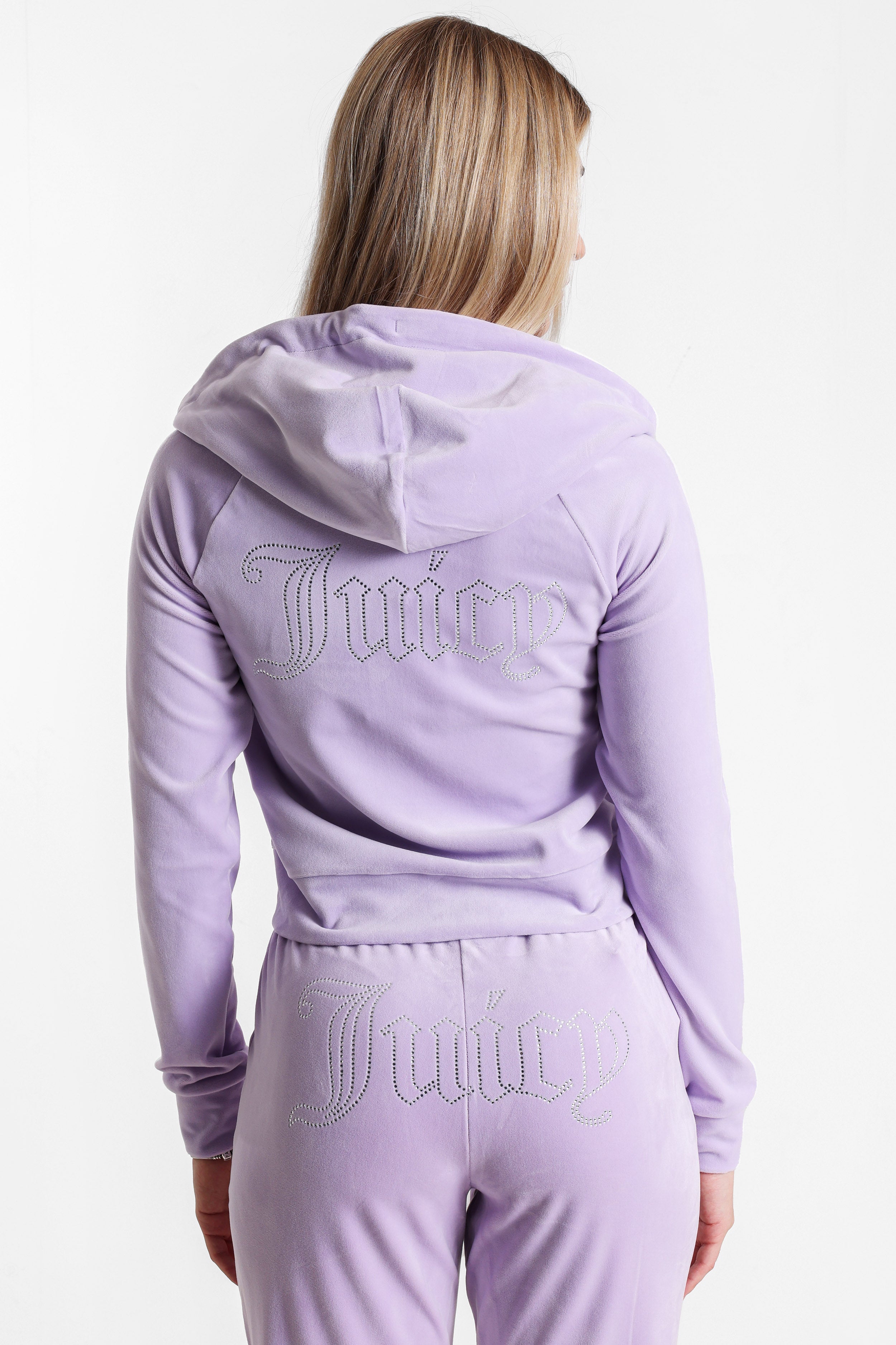 Madison Samt Crop Jacke - Pastel Lilac