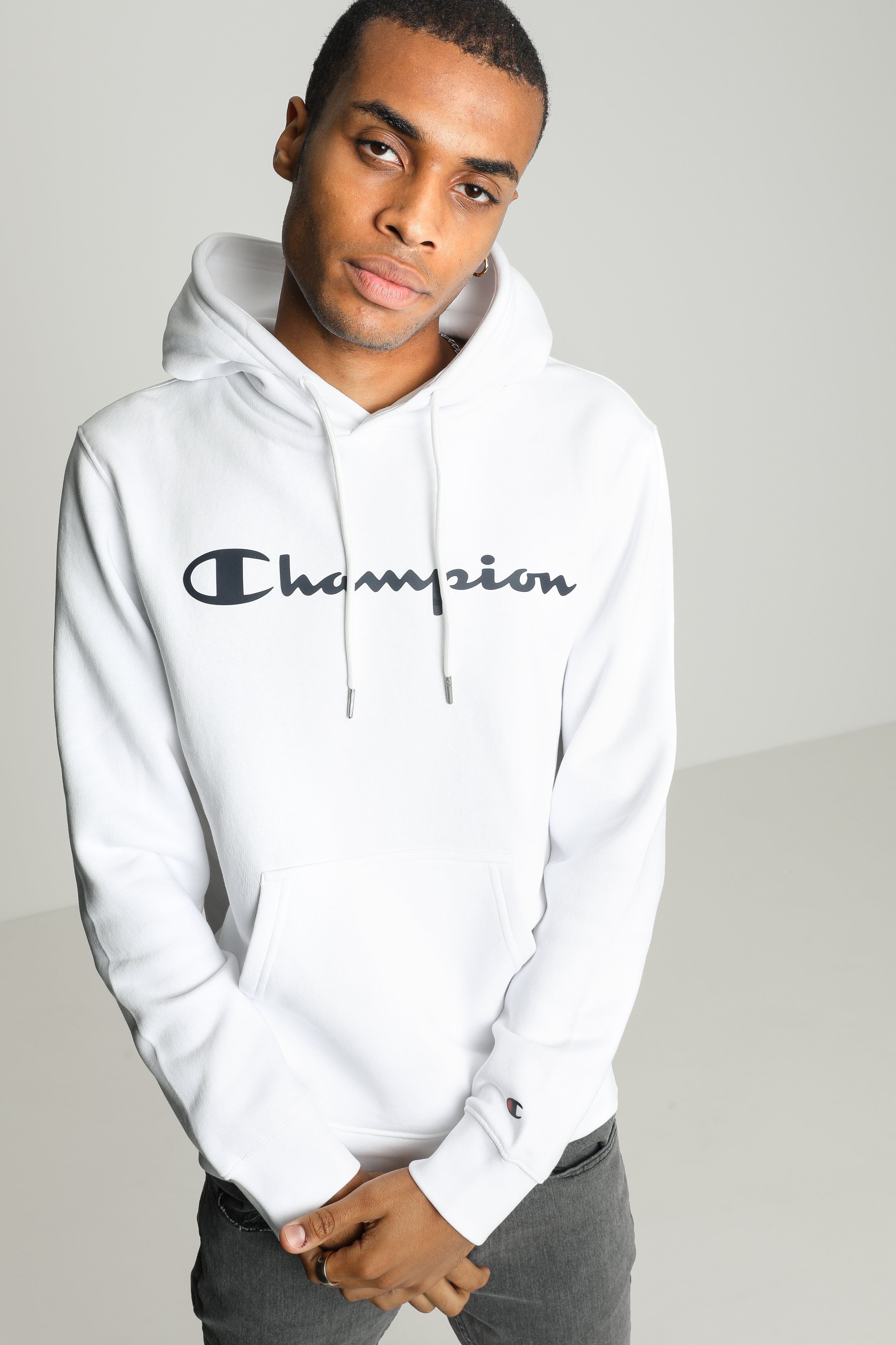 Hooded sweatshirt - white