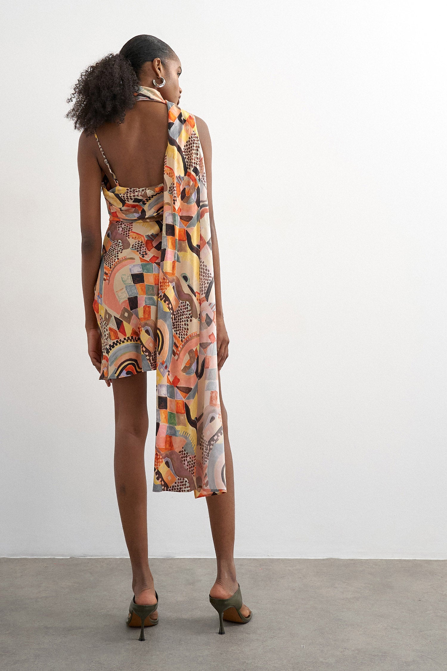 TSVIVA Minikleid - Orange