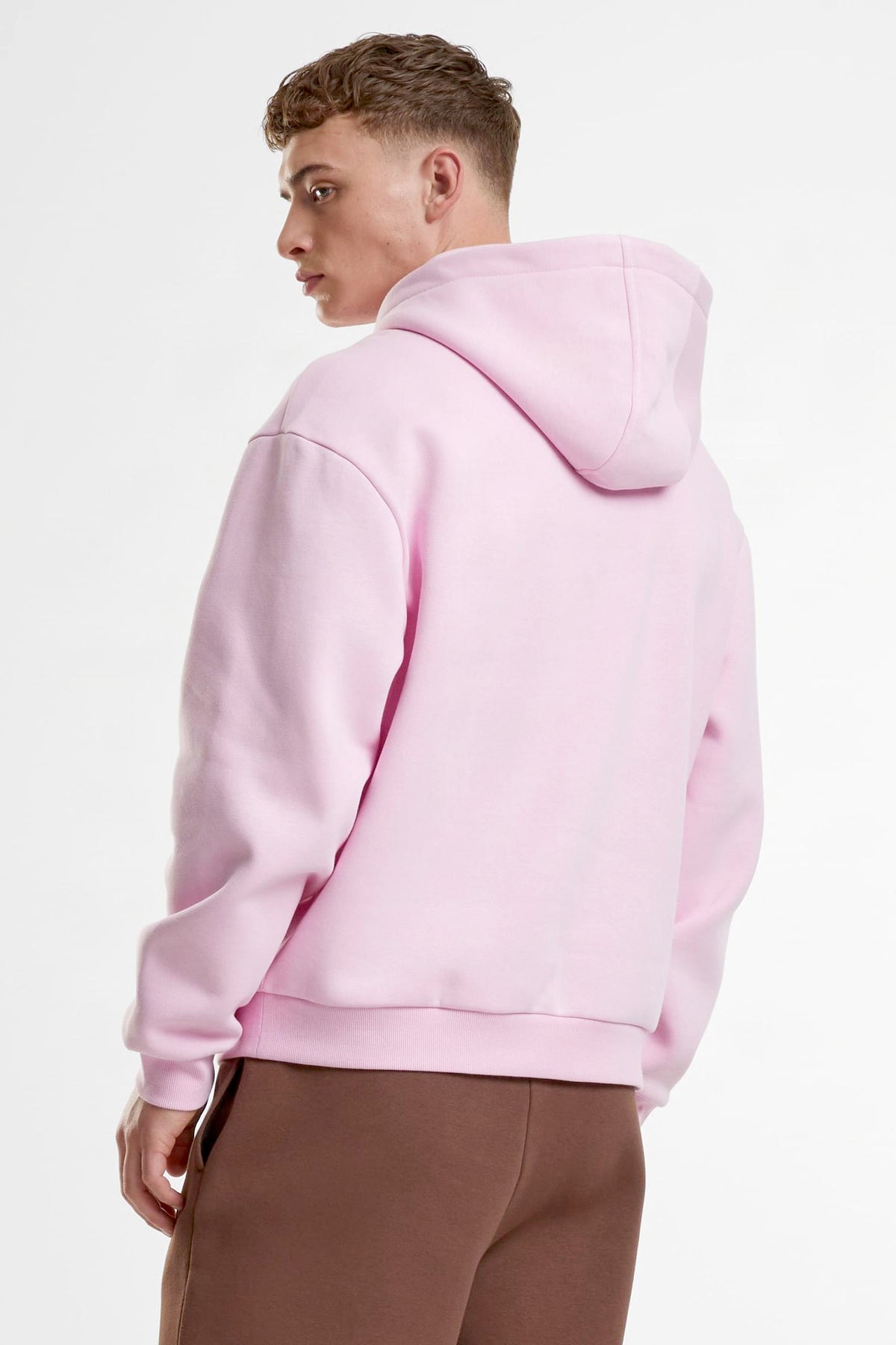 Fluffy Kapuzensweatshirt - Softpink