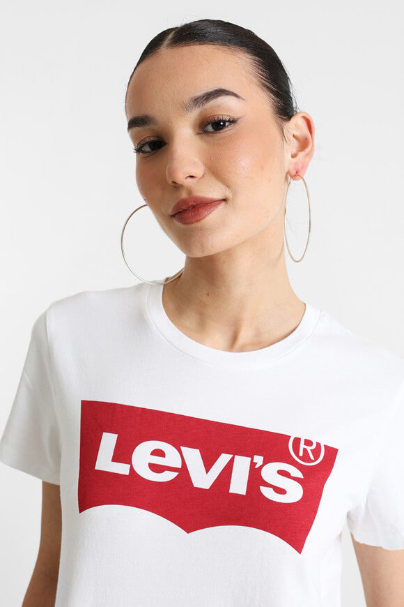 T-Shirt - Weiss + Rot