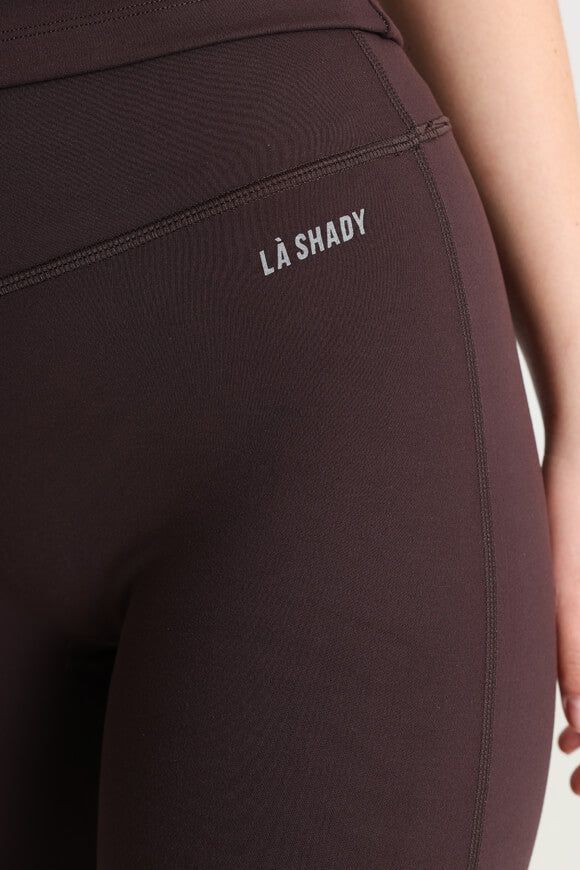 Leggings bootcut - marrone scuro