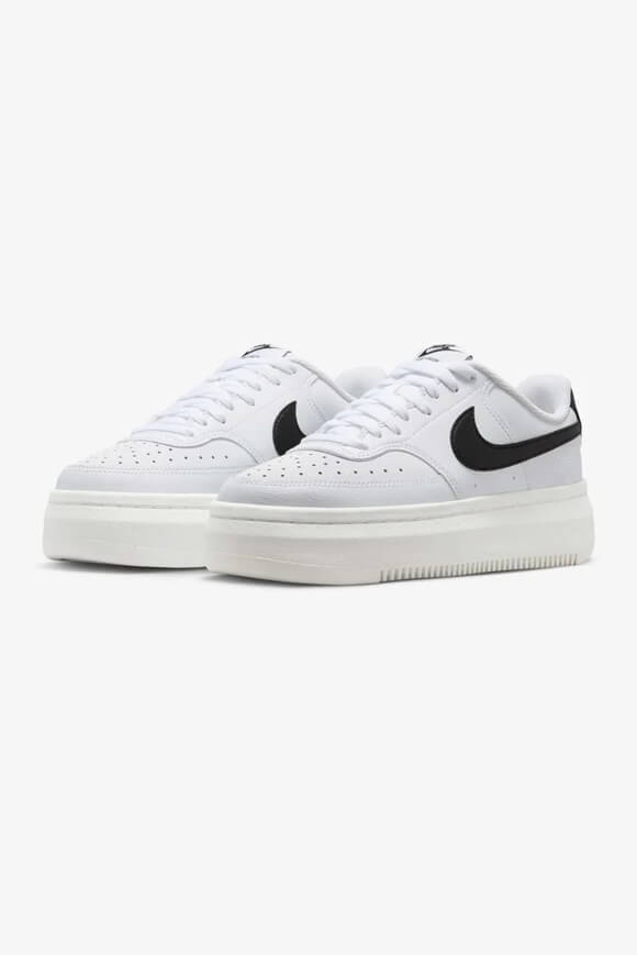 Court Vision Alta Sneaker - White + Black
